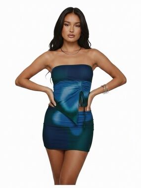 how to wear a wrap with a cocktail dress 3/4 Sleeve Cascade fall sale Bardot Ruched Midi Dress Size:XS/8 - (UK 8/US 4/EU 36)